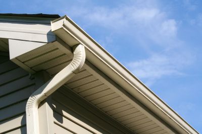 Completed gutter installation