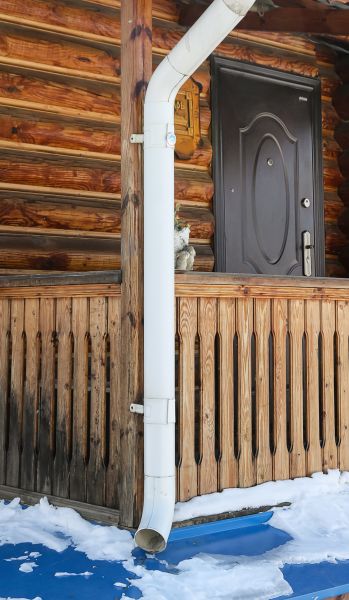 Cost of Porch Downspout Installation in Canton
